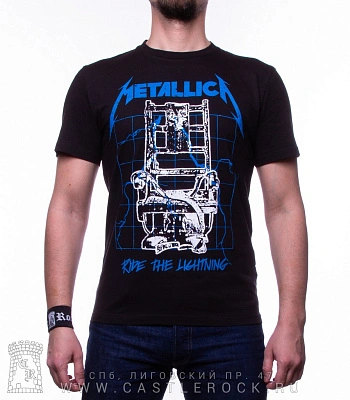 футболка metallica "ride the lightning" (группа)