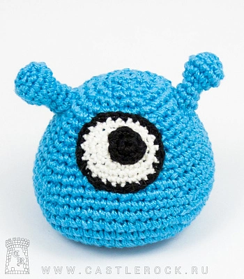 игрушка антистресс мозговой слизень голубой