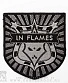 нашивка in flames (герб, вышивка)