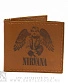 портмоне с гравировкой nirvana kurt cobain (ручная работа)
