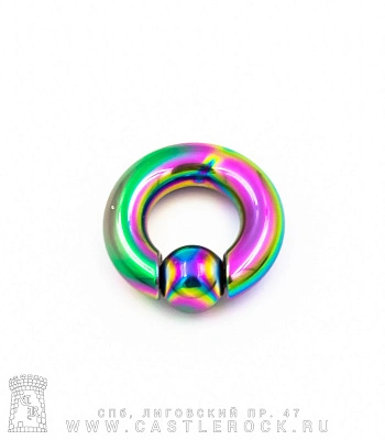 Кольцо BCR Хард Сталь "Бензиновое" 8 х 16 х 12 (с пружинным шариком)