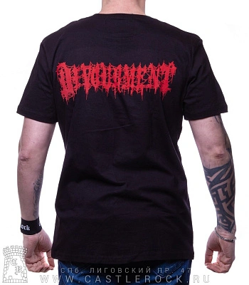 футболка devourment "asia tour"