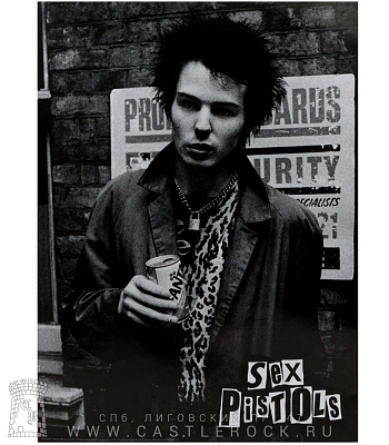 плакат sex pistols sid vicious