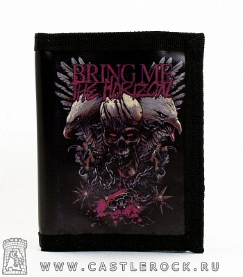 кошелек bring me the horizon (череп и орлы, к/з)