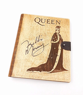 блокнот с разъемными кольцами queen freddie mercury (автограф)