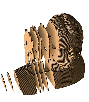 3d конструктор nirvana kurt cobain (сборный бюст)