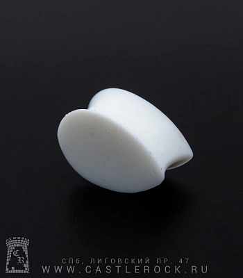 Плаг Силикон Капля (белый) 16х25 мм