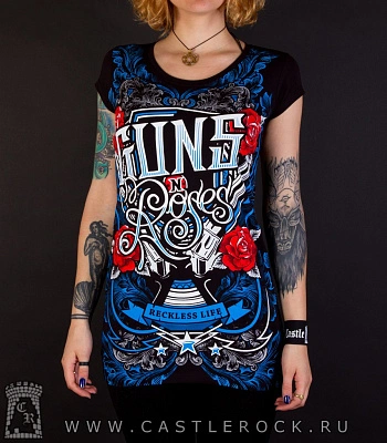 туника guns'n'roses "reckless life"