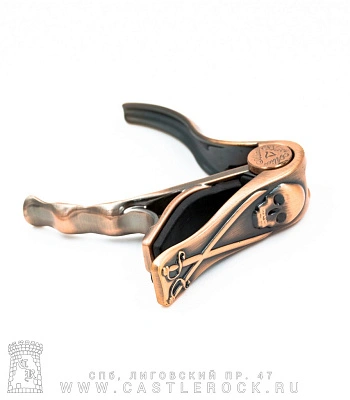 каподастр для акустической гитары a007h/pb