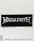 нашивка megadeth (лого белое)