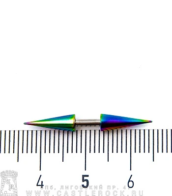 Микроштанга Сталь с Шипами ("бензиновыми") 1,6 х 6 х 4/4