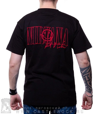 футболка nirvana kurt cobain (принт яркий)