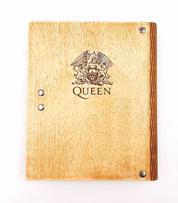 блокнот с разъемными кольцами queen freddie mercury (автограф)