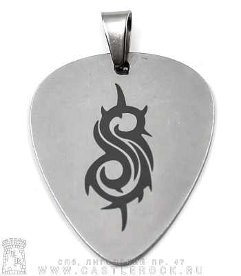 подвеска медиатор slipknot (лого)