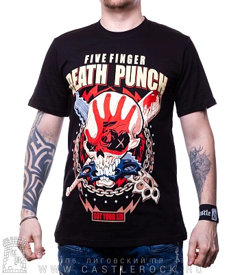 футболка five finger death punch "got your six"