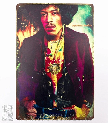 табличка jimi hendrix "experience hendrix"