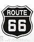 нашивка route 66 (вышивка)