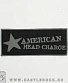 нашивка american head charge (серая надпись)