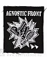 нашивка agnostic front (вышивка)