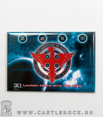 магнит прямоугольный 30 seconds to mars (феникс)