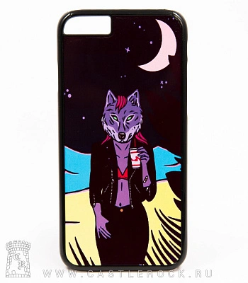 чехол для iphone девушка - волчица