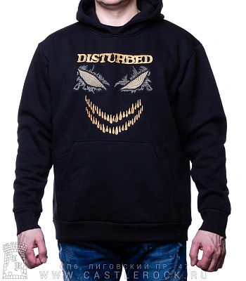 балахон disturbed (вышивка)