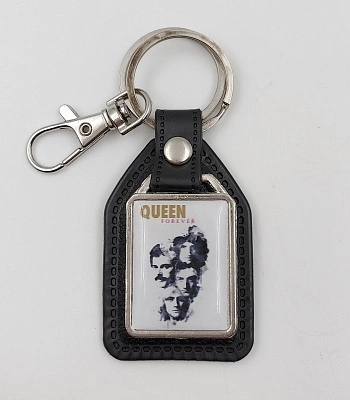 брелок прямоугольный на подкладке queen "queen forever"