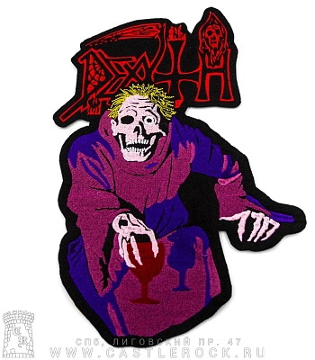 нашивка на спину death "scream bloody gore" (вышивка)