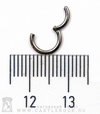 Сегментное Кольцо Кликер Титан 1,2 х 6