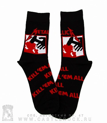 носки metallica "kill 'em all"