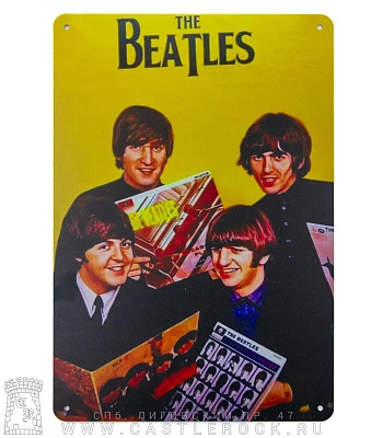табличка beatles (группа с альбомами)