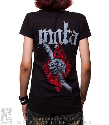 женская футболка mgla "age of excuse"