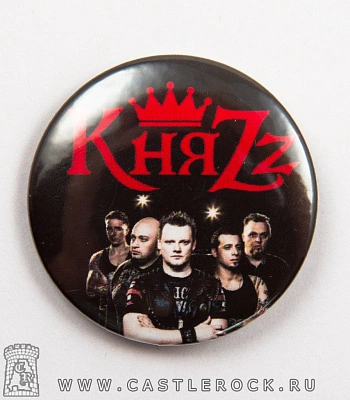 значок княzz (группа, черный)