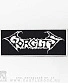 нашивка gorguts (надпись белая)