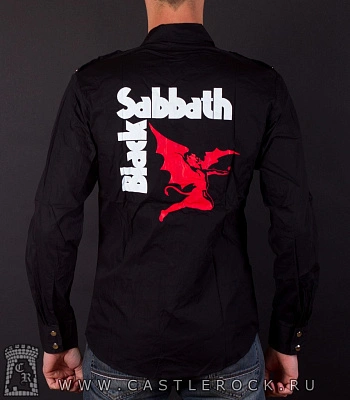 рубашка с длинным рукавом black sabbath