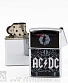 зажигалка цветная ac/dc "black ice"