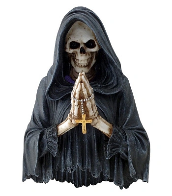 светильник скелет монахини