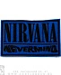 нашивка nirvana "nevermind" (вышивка)