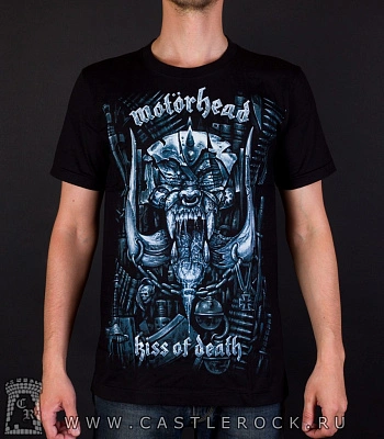 футболка motorhead "kiss of death"