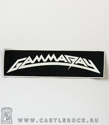 нашивка gamma ray (лого белое)