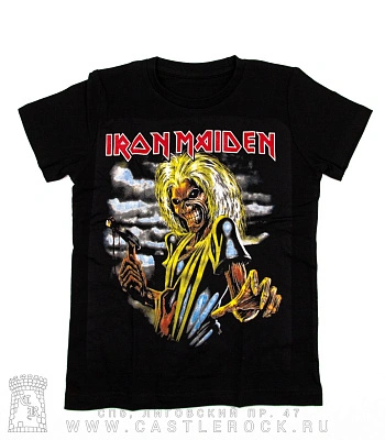 футболка детская iron maiden "killers"