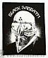 нашивка black sabbath "never say die!" (принт белый)