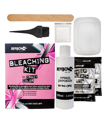 набор для обесцвечивания волос crazy color (bleaching kit)