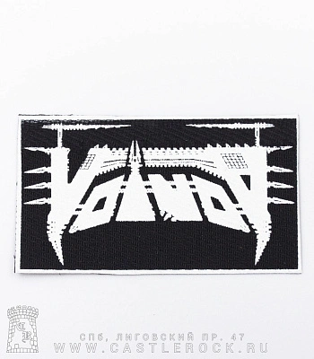 нашивка voivod (лого белое)