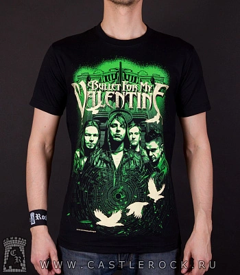 футболка bullet for my valentine (группа) nts