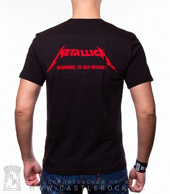футболка metallica "hardwired… to self-destruct" (группа)