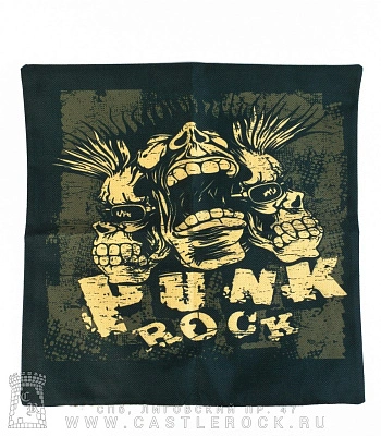 чехол на подушку punk rock