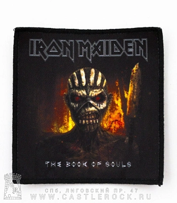 нашивка iron maiden "the book of souls" (яркий принт)