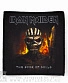 нашивка iron maiden "the book of souls" (яркий принт)