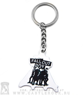 брелок металлический fall out boy